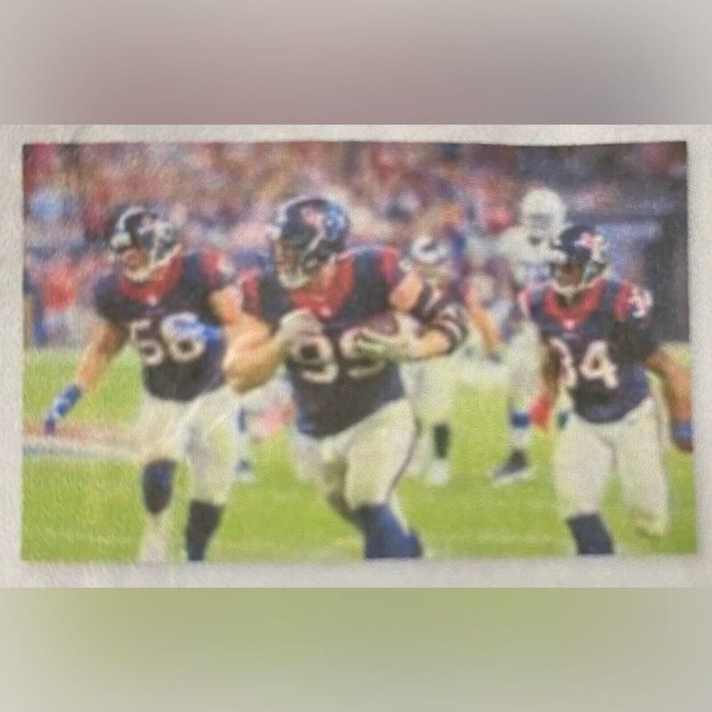 Houston Texans JJ Watt Flag, Football Mancave Garden‎ Banner Red, Grommets 5'x3'